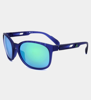 Adidas Sunglasses Unisex Matte Blue