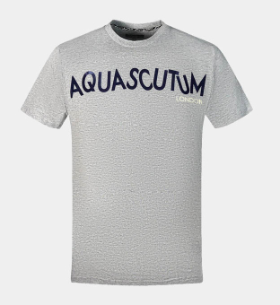 Aquascutum T-shirt Mens Grey