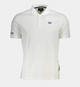 LA Martina Polo Shirt Mens White