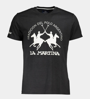 LA Martina T-shirt Mens Black