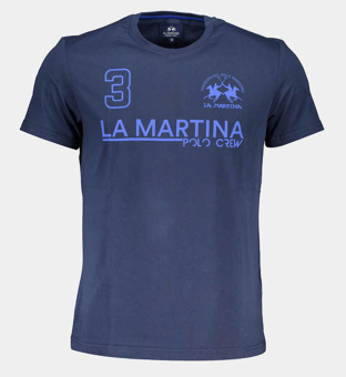 LA Martina T-shirt Mens Blue