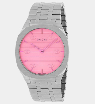 Gucci Watch Unisex Grey Pink